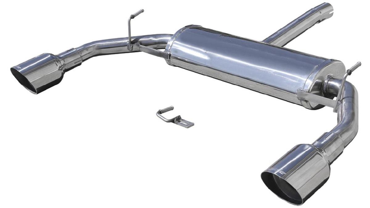 100%25+Inox+%C3%89chappement+Double+sur+mesure+pour+Alfa+Romeo+Giulietta+1.4T+Multiair+%28170cv%29+2010-+Droite%2FGauche+102mm+Racing